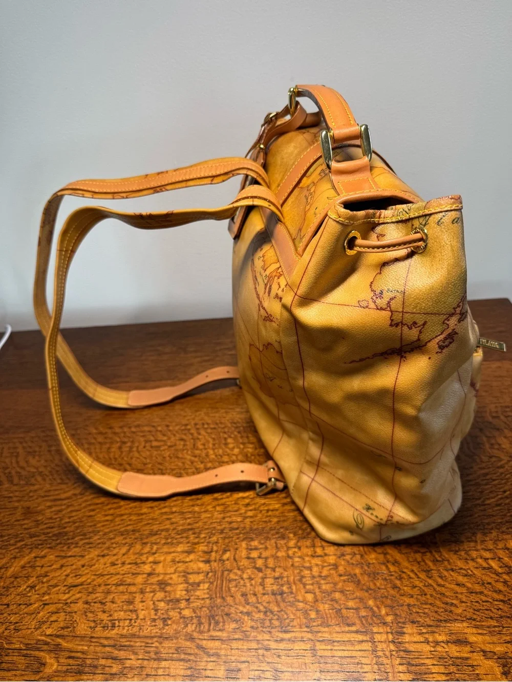 Alviero Martini Classe Geo Classic Map Backpack - Like New